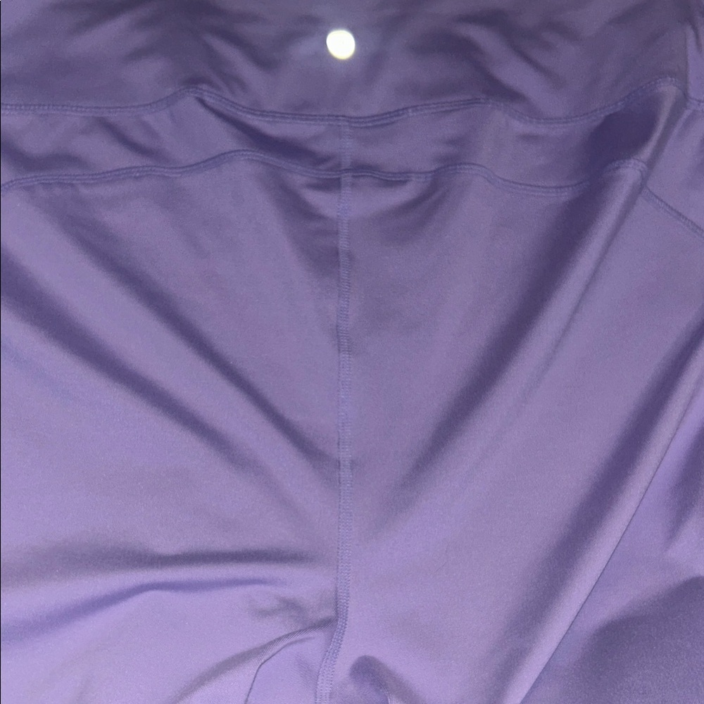 🩵3/$20🩵 Lavender Lilac Purple High-Waisted 3/4 Capri Active Wear Leggings - Picture 5 of 5